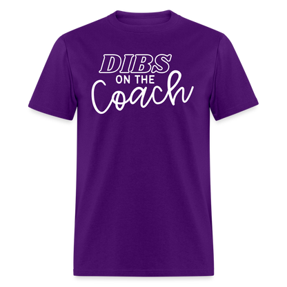 "Dibs on the Couch" Classic T-Shirt - purple