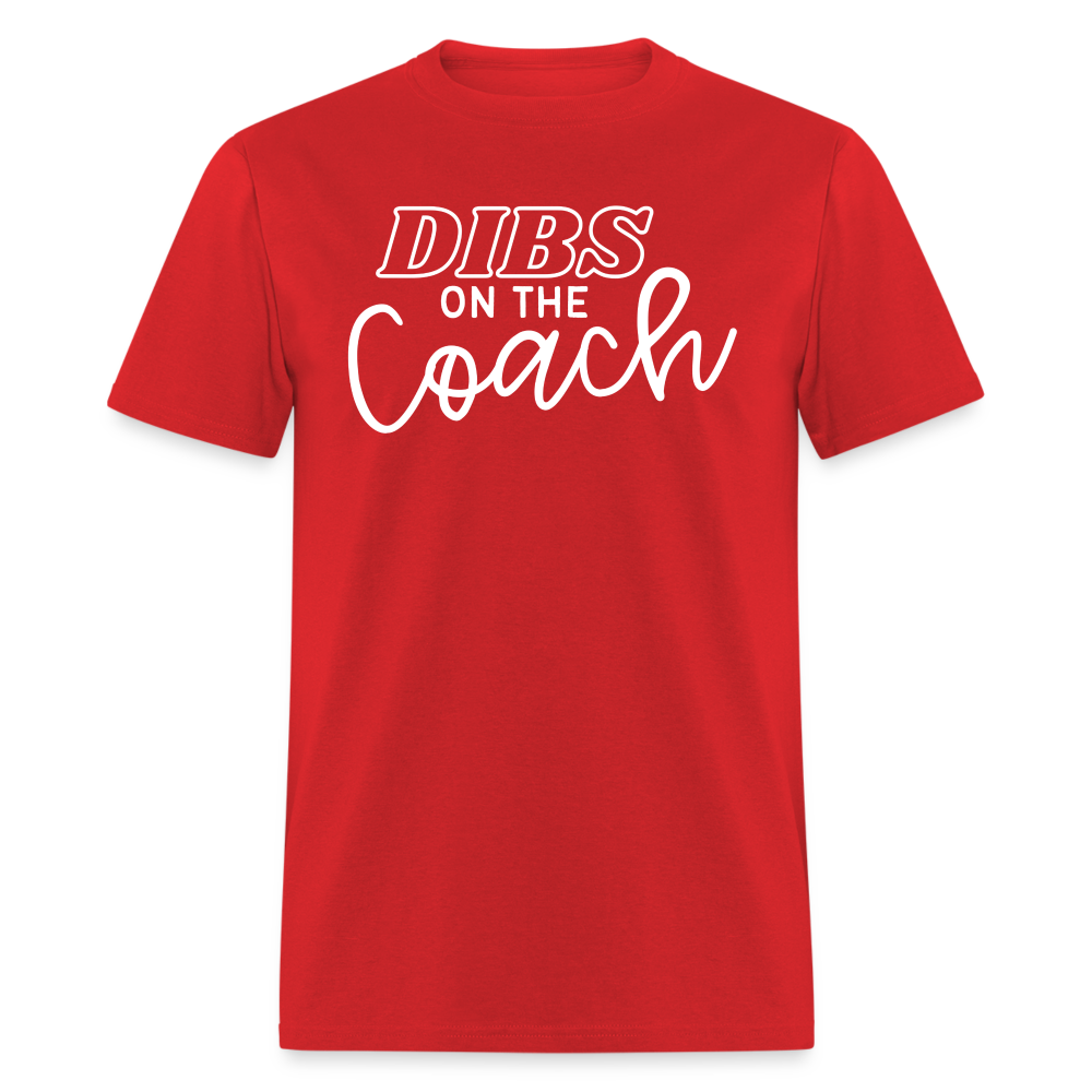 "Dibs on the Couch" Classic T-Shirt - red