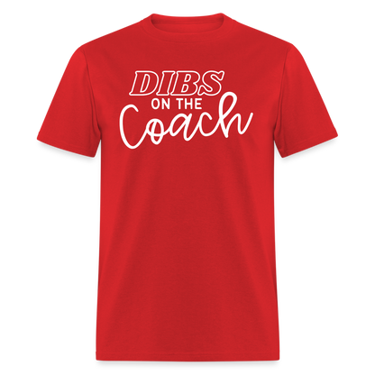 "Dibs on the Couch" Classic T-Shirt - red