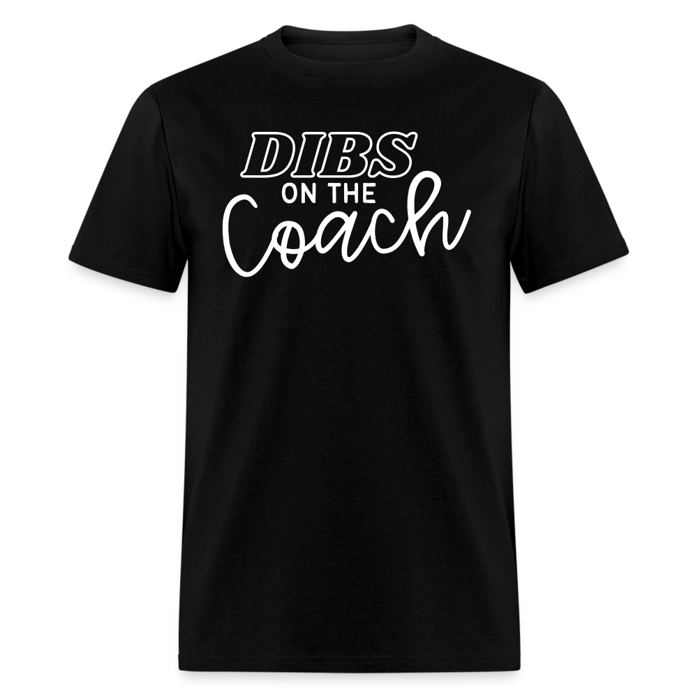 "Dibs on the Couch" Classic T-Shirt - black