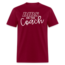 Load image into Gallery viewer, &quot;Dibs on the Couch&quot; Classic T-Shirt - burgundy
