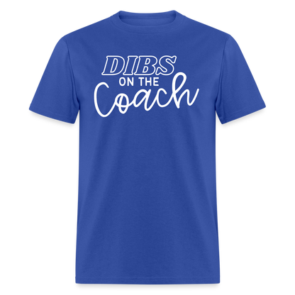 "Dibs on the Couch" Classic T-Shirt - royal blue