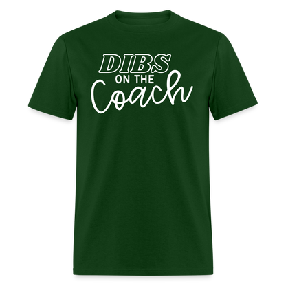 "Dibs on the Couch" Classic T-Shirt - forest green