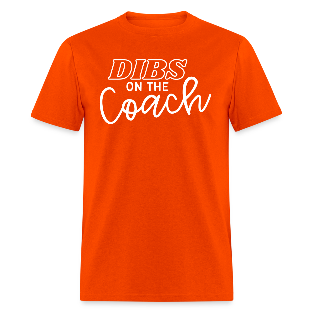 "Dibs on the Couch" Classic T-Shirt - orange